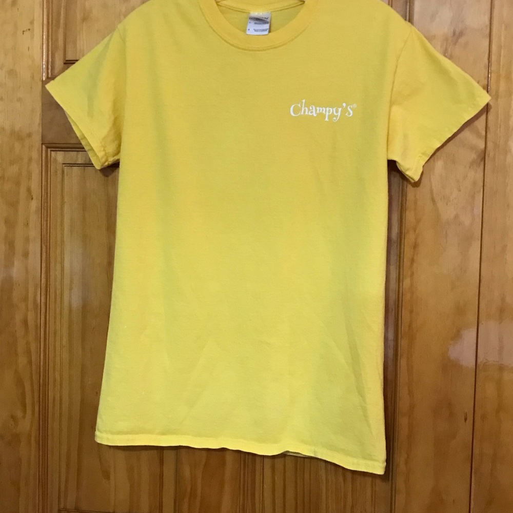 Champy's Fried Chicken Yellow T-shirt
Blues, Brews and Bird  
Small 
100% Cotton - Picture 5 of 8